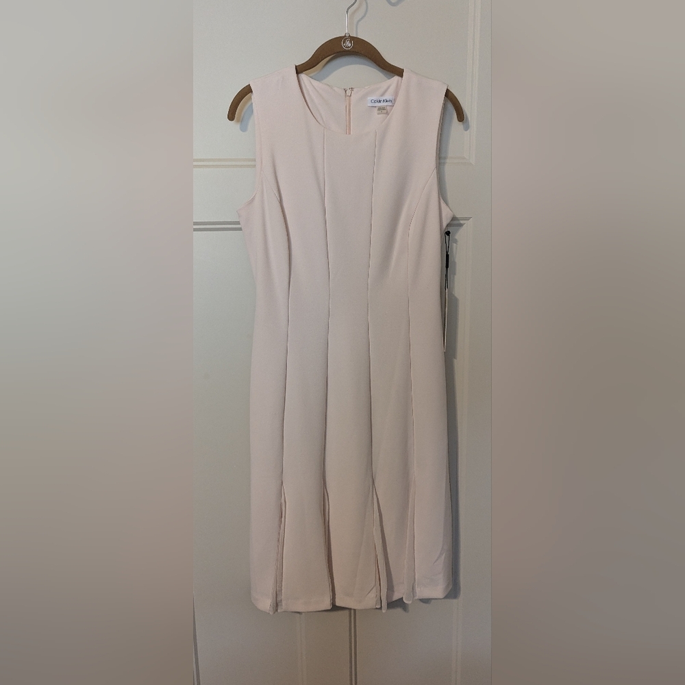 NWT Calvin Klein Sleeveless Midi A Line Dress